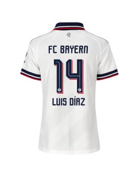 Bayern Munich Luis Diaz #14 Replika Borta Kläder Dam 2026-27 Kortärmad Bayern Munich Luis Diaz #14 Replika Borta Kläder Dam 2026-27 Kortärmad